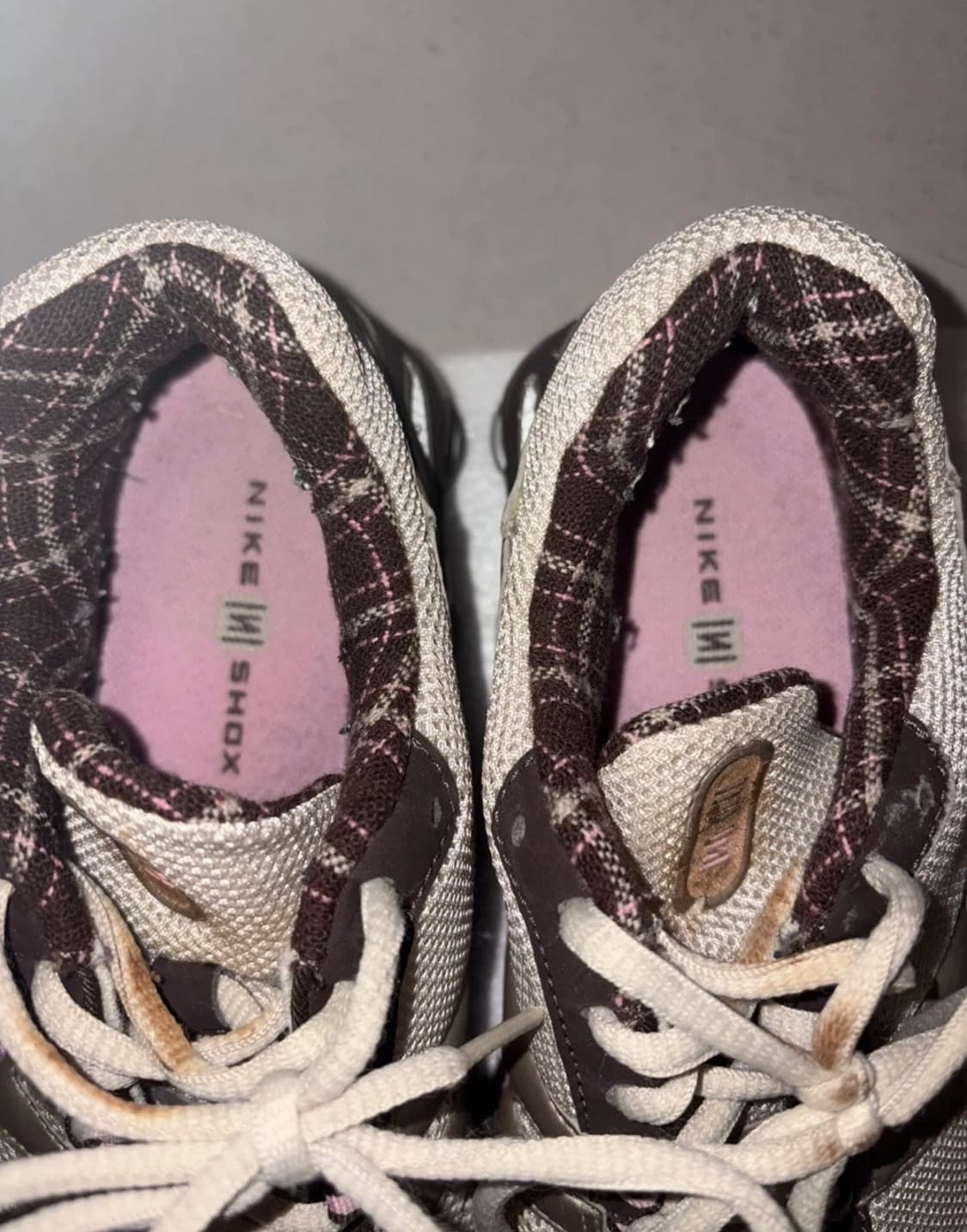 (빈티지) 나이키 샥스 운동화 브라운/핑크 240 상품이미지7