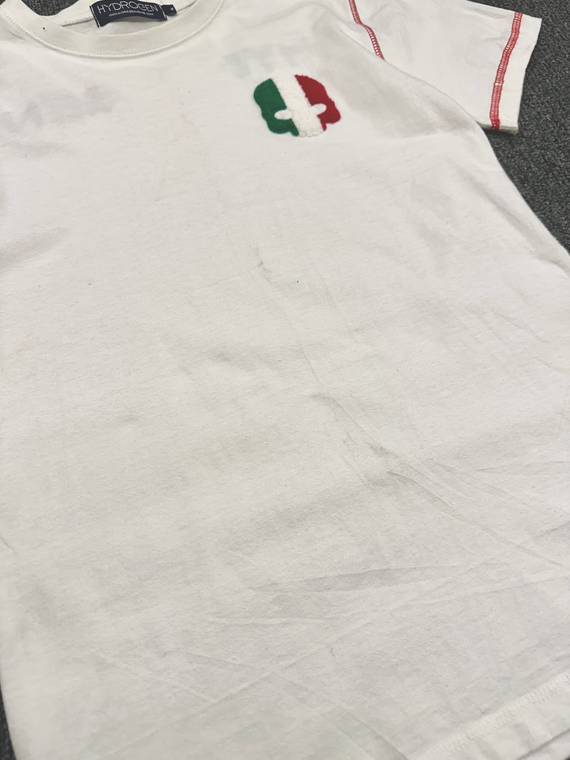 M) HYDROGEN ITALY 빈티지 반팔티셔츠 상품이미지4