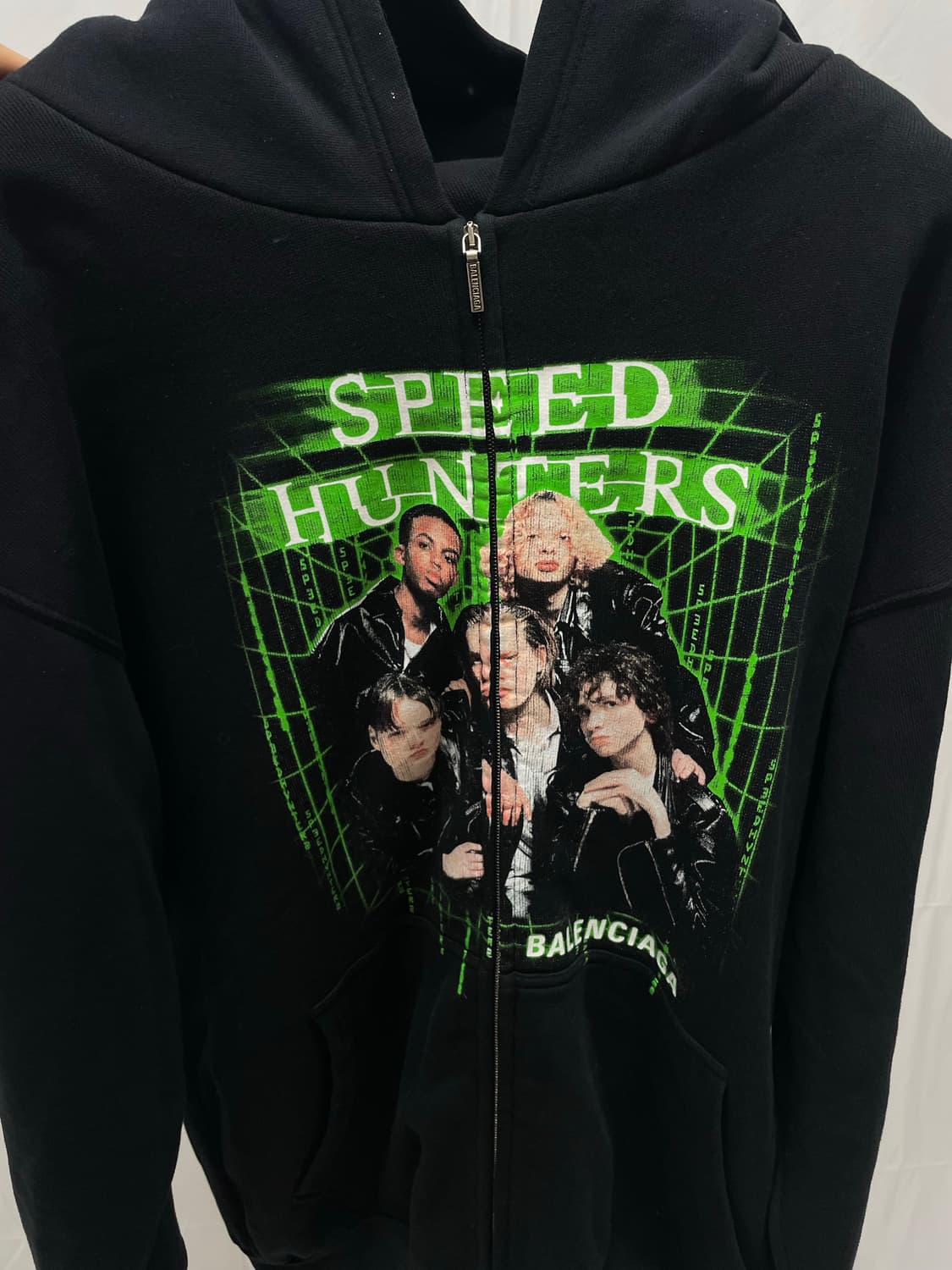 [백화점판] 발렌시아가 한정판 스피드헌터 로고 후드집업 자켓 [m] 상품이미지3