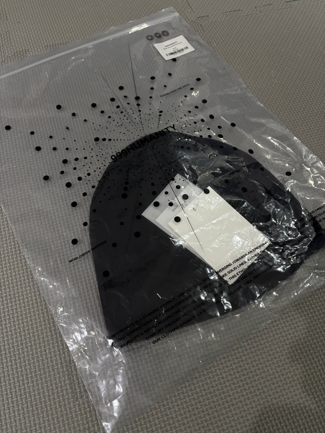 999휴머니티 비니 블랙 (새상품) 상품이미지6