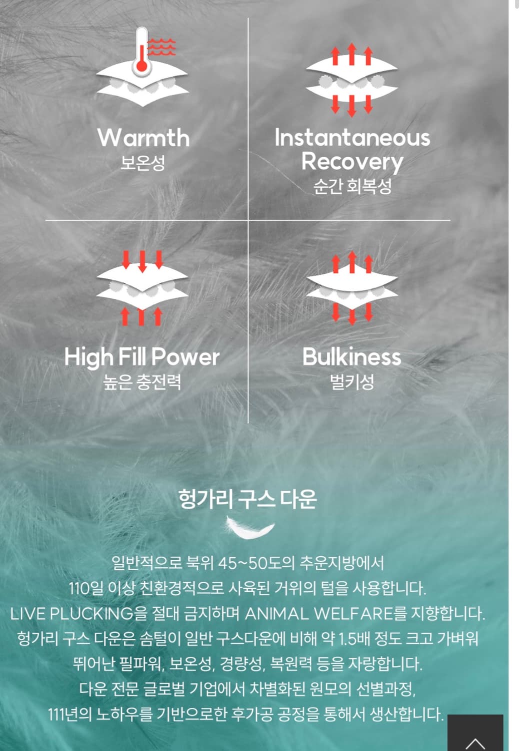 새) 위뜨 오버핏 다운 베스트(헝가리구스) 상품이미지3