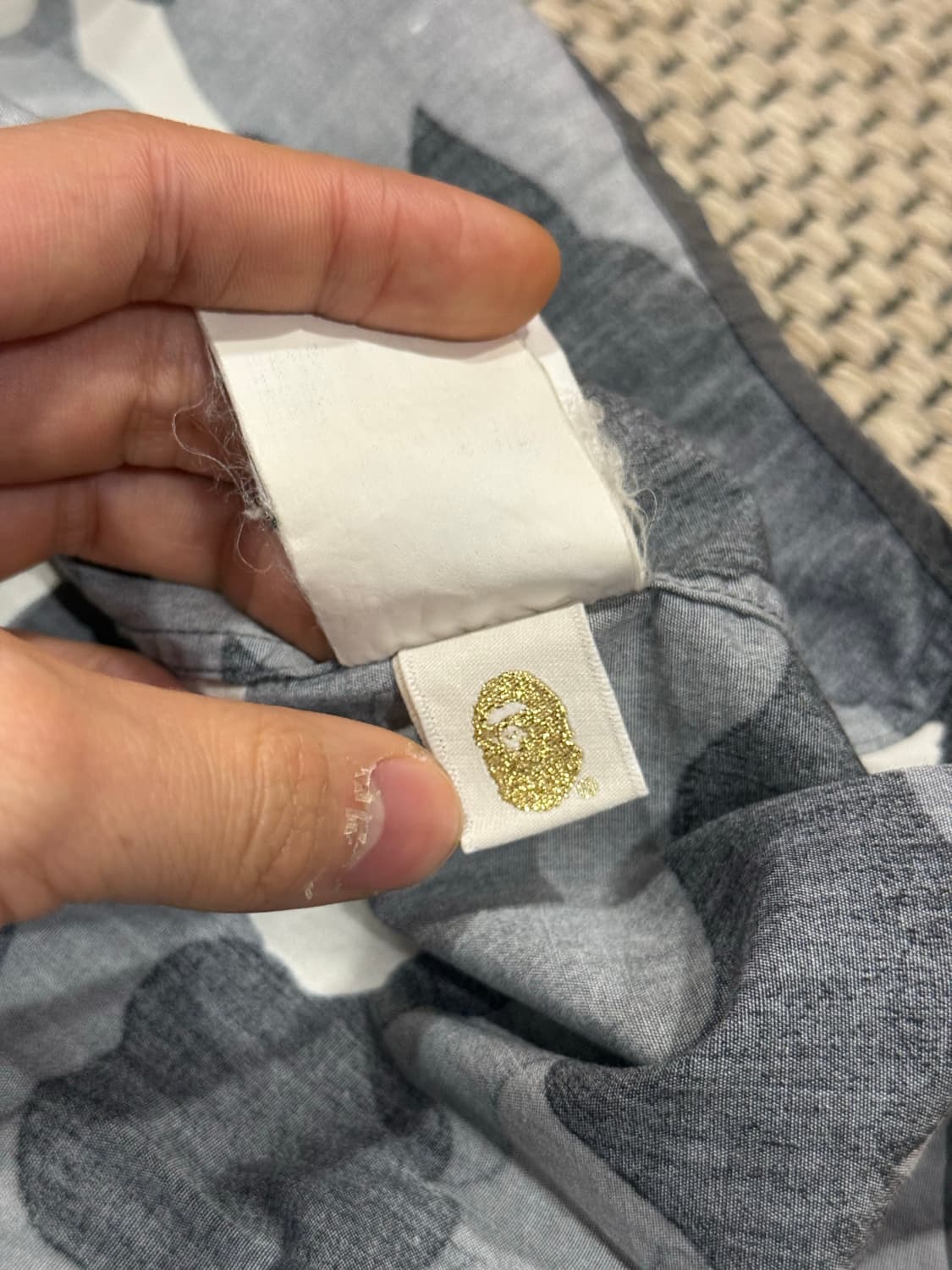 베이프 시티카모 BD 셔츠 L사이즈 상품이미지7