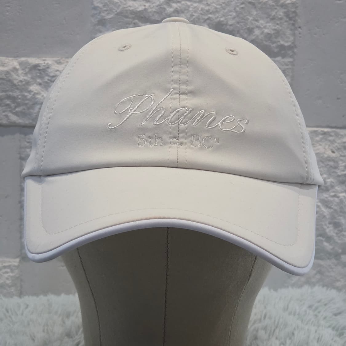 M1-10:Phanes 화이트 클래식 캡(56-60)-거의새거 상품이미지2