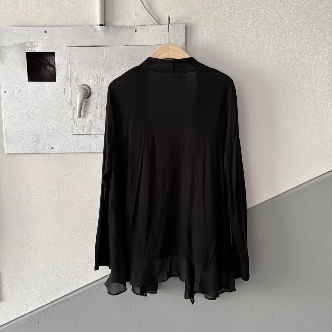 꾸레쥬 드레이프 오픈 프런트 가디건 상품이미지4