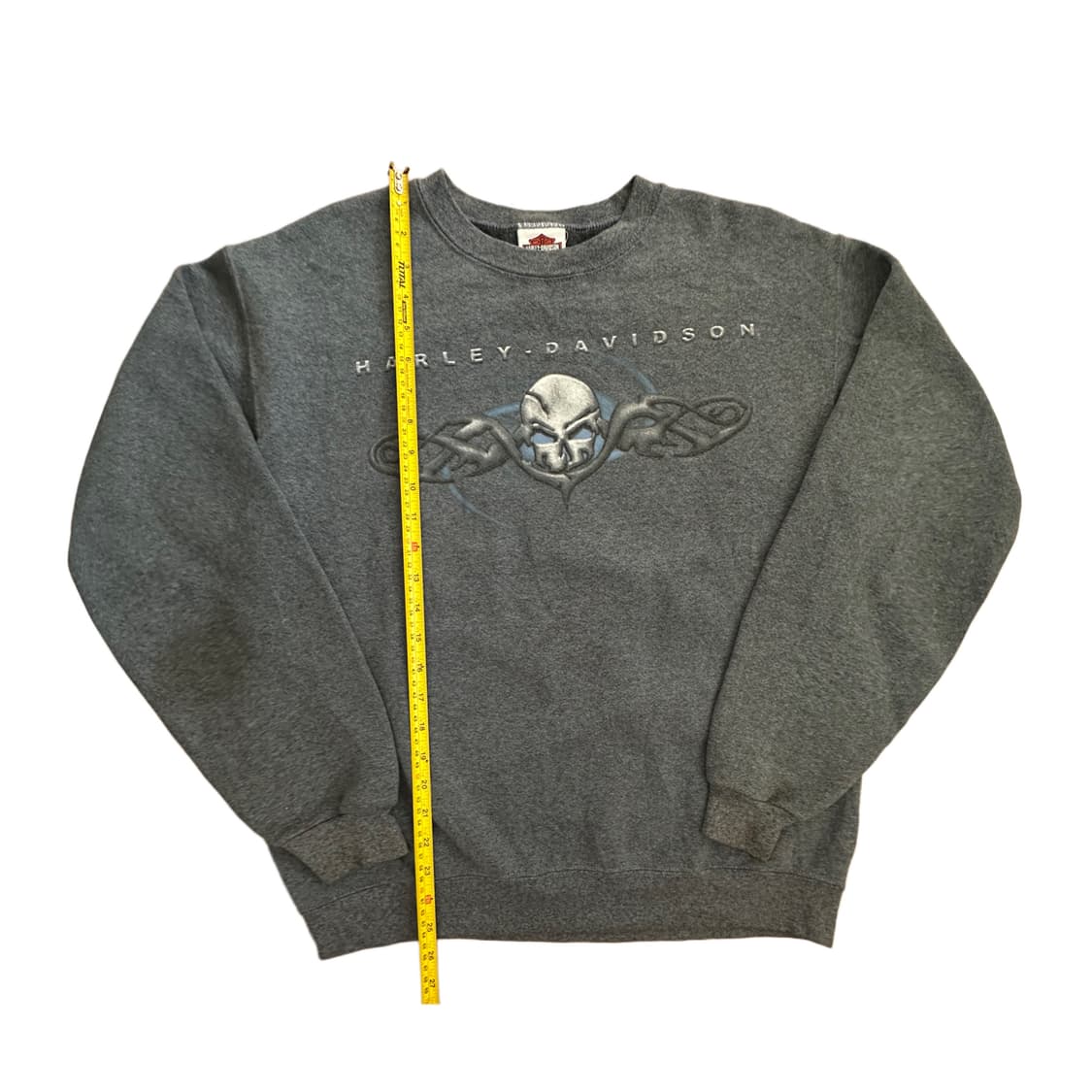 할리데이비슨 00s 백프린팅 시카고 딜러 스웻셔츠 상품이미지3