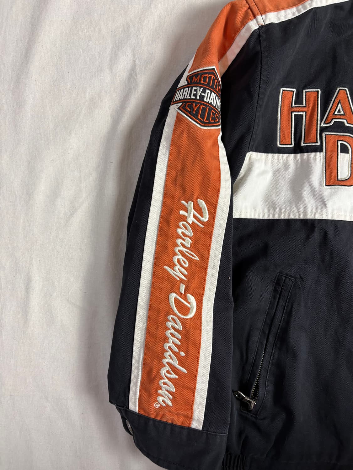 90s Harley Davidson 할리데이비슨 자켓 M 상품이미지4