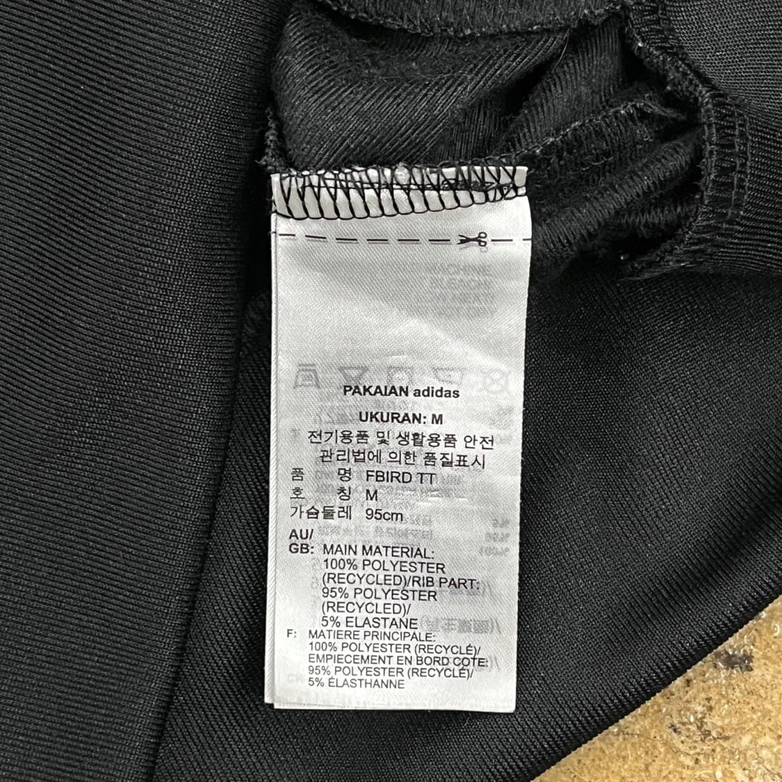 [정품/M] 아디다스 파이어버드 트랙탑 져지 블랙 b18 상품이미지7