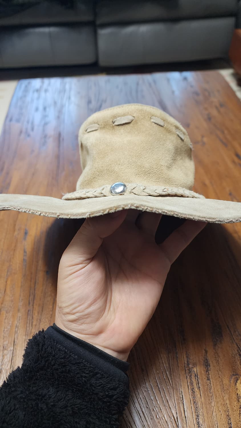 바나나 리퍼블릭 스웨이드 페도라 모자 상품이미지4