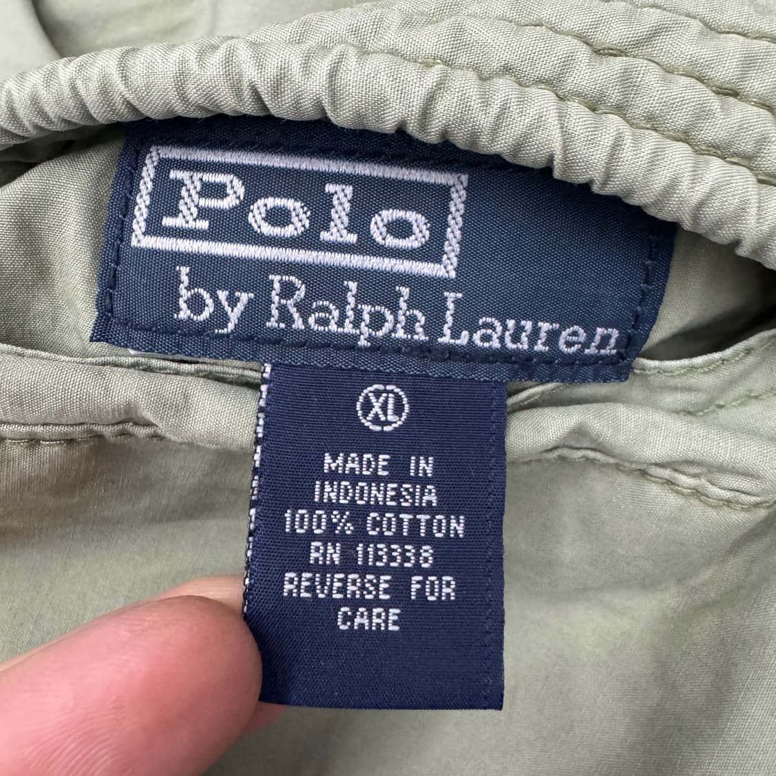 폴로 진스 페이딩 성조기 와펜 리버시블 패딩  상품이미지9