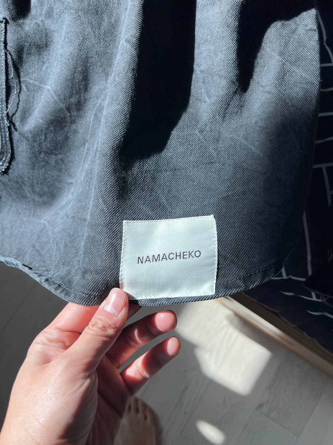 나마체코 eveh 데님셔츠 M 상품이미지4