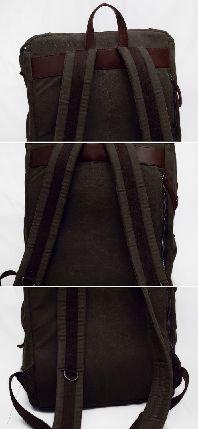 빌포드 (Builford) 익스플로러 왁스캔버스 레더 럭색 백팩 상품이미지5