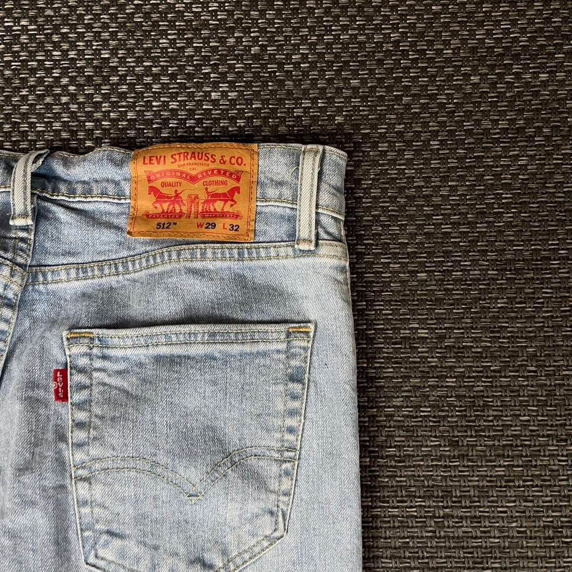 (29) 리바이스 512 29X32 연청 데님 팬츠 상품이미지4