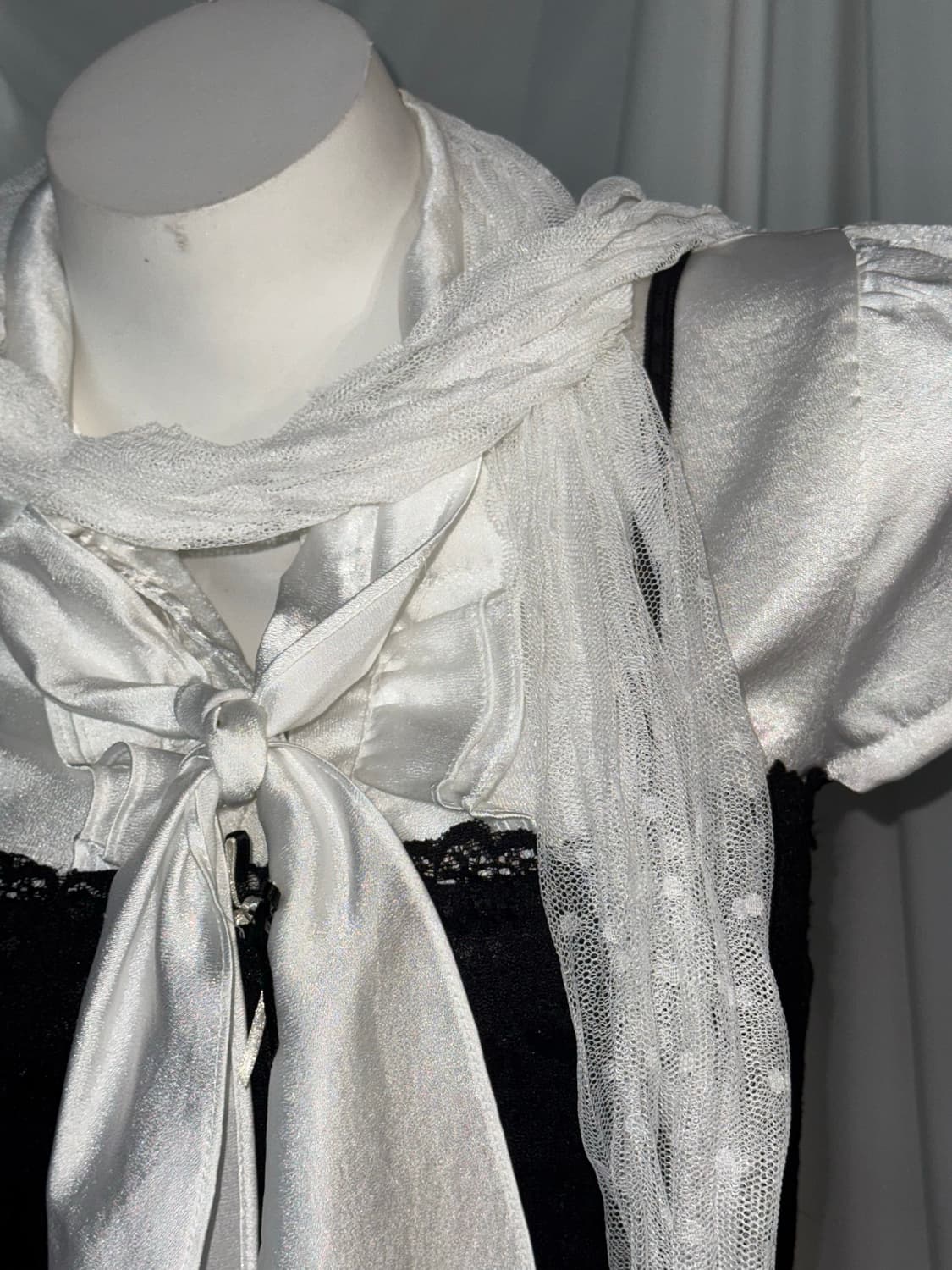 화이트 세라깔 화이트 고스 고딕 코디세트 상품이미지8