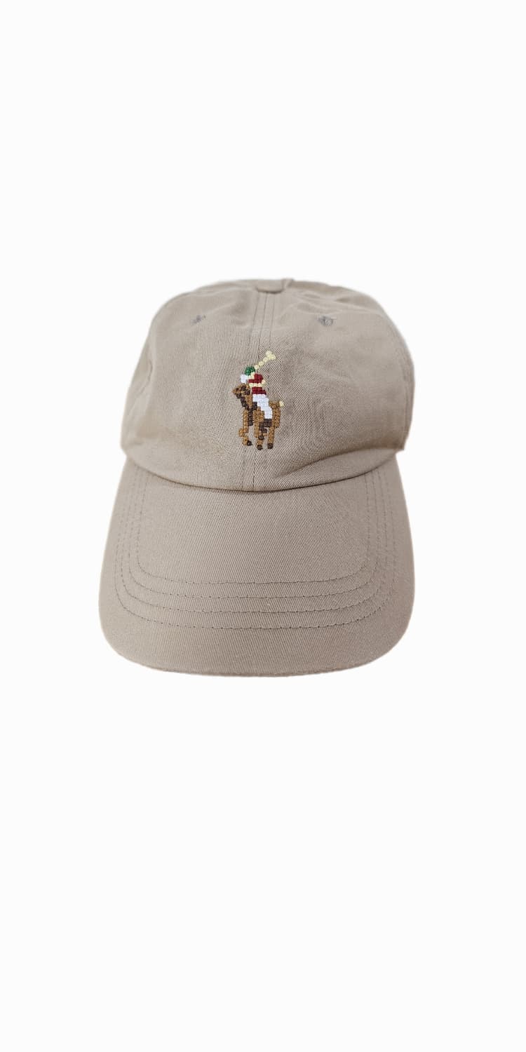 폴로 랄프로렌 베이지 코튼 치노 볼캡 상품이미지2