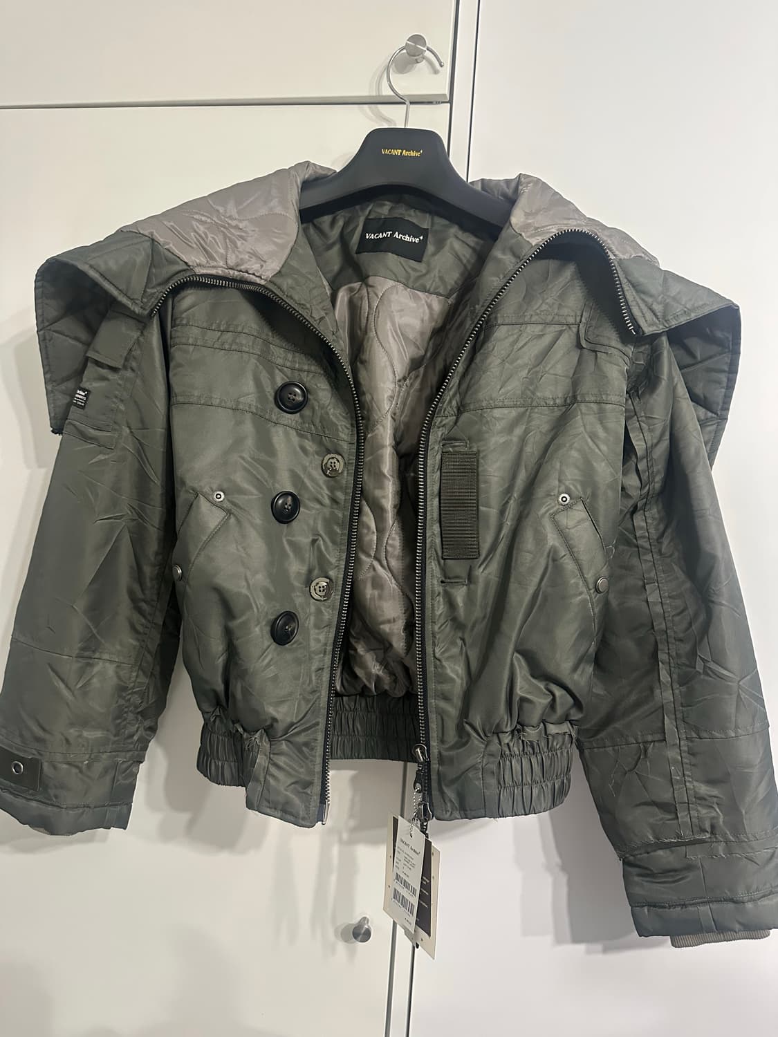 VACANT Archive N2B 봄버 자켓 카키 상품이미지6
