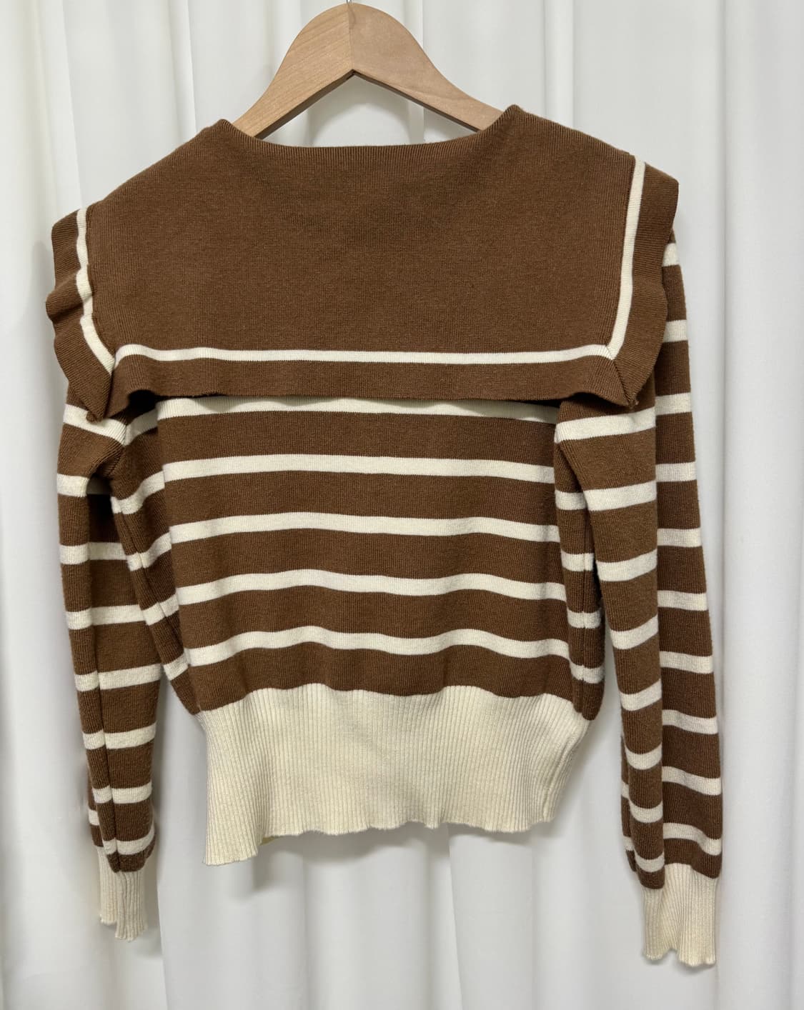 clizy클리지 세일러카라 비스코스 니트 상품이미지5