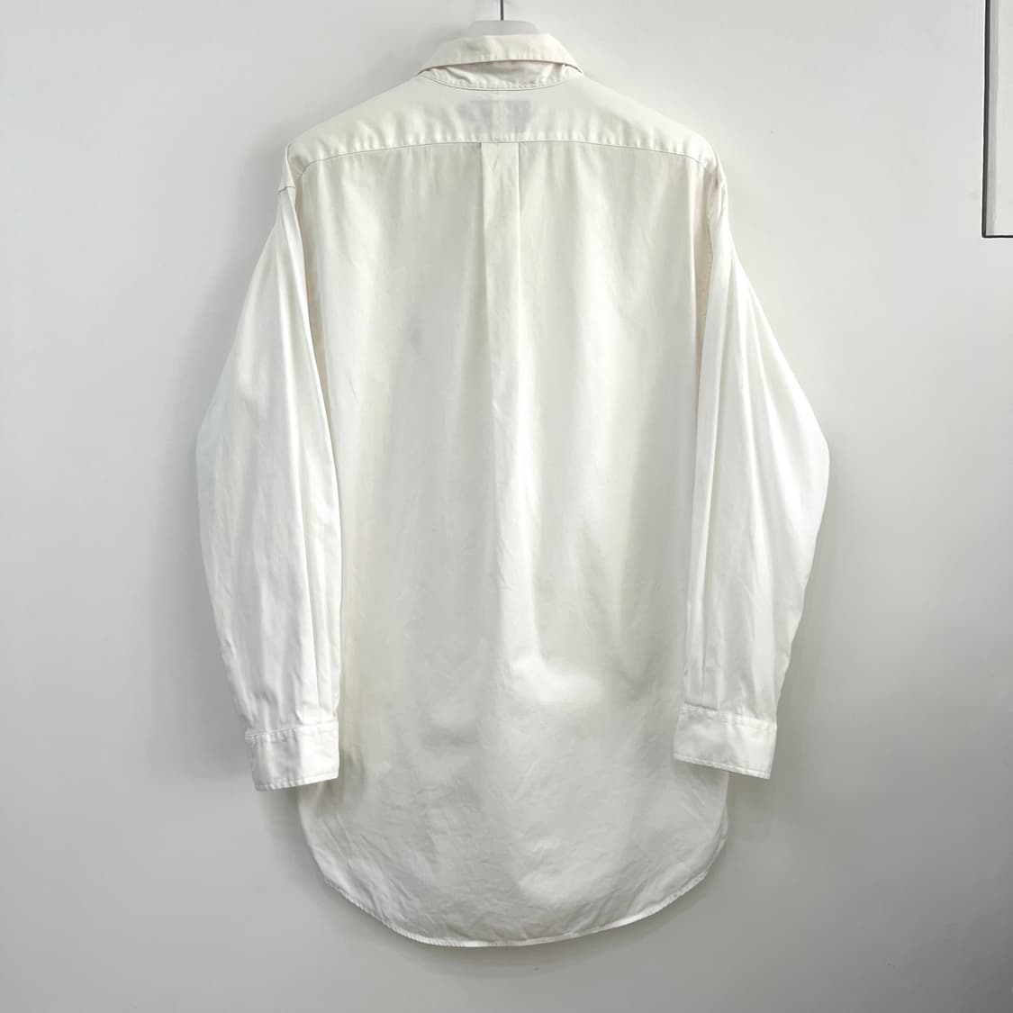 폴로 랄프로렌 네이비 포니 화이트 긴팔 셔츠 남방 상품이미지3