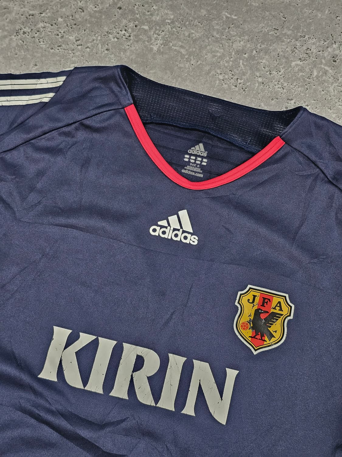 아디다스 일본 JFA 국대 풋볼 트레이닝 훈련복 반팔 06-07 상품이미지6