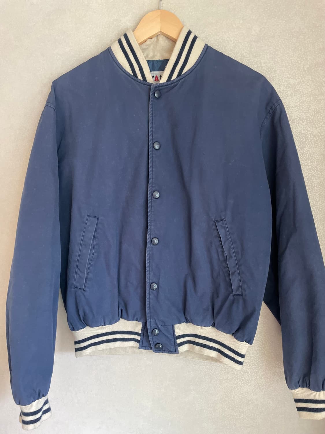 빈티지 van jac 코튼쉘 스타디움 자켓 L 상품이미지3