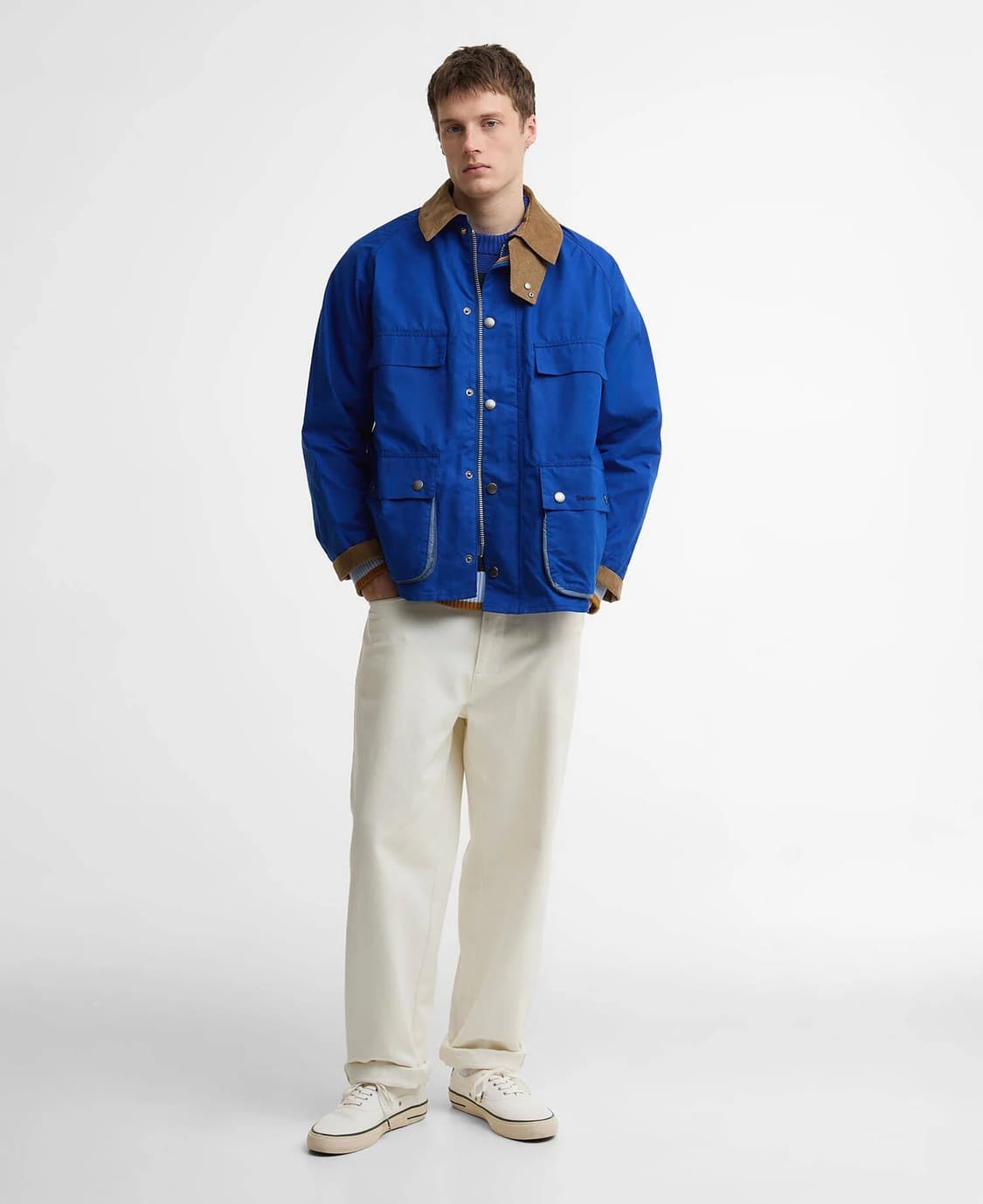 바버 X 폴스미스 Sugarloaf Bedale 자켓 로얄블루 / XL 상품이미지2