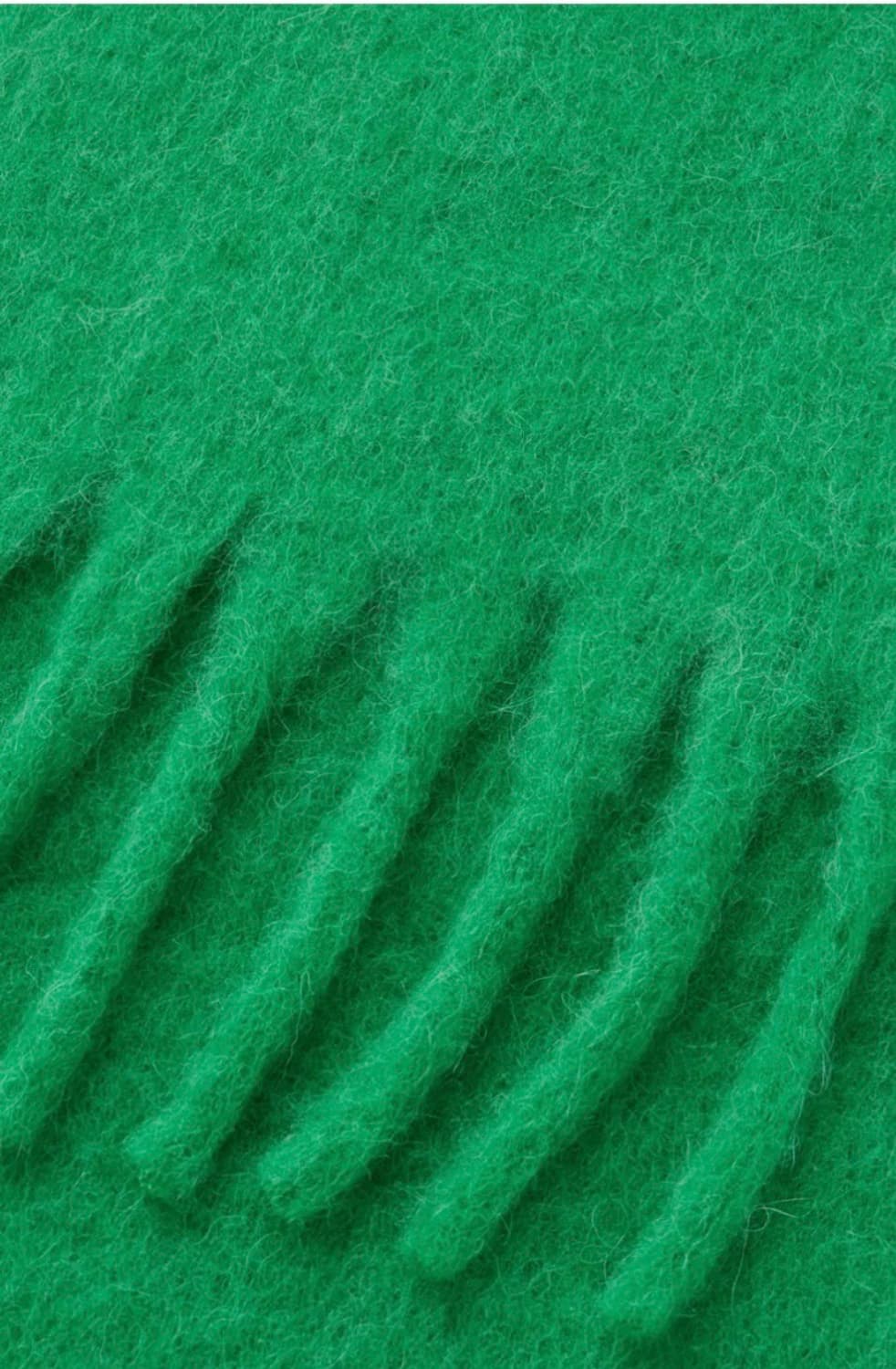 COS Oversized Brushed Green 머플러 상품이미지4