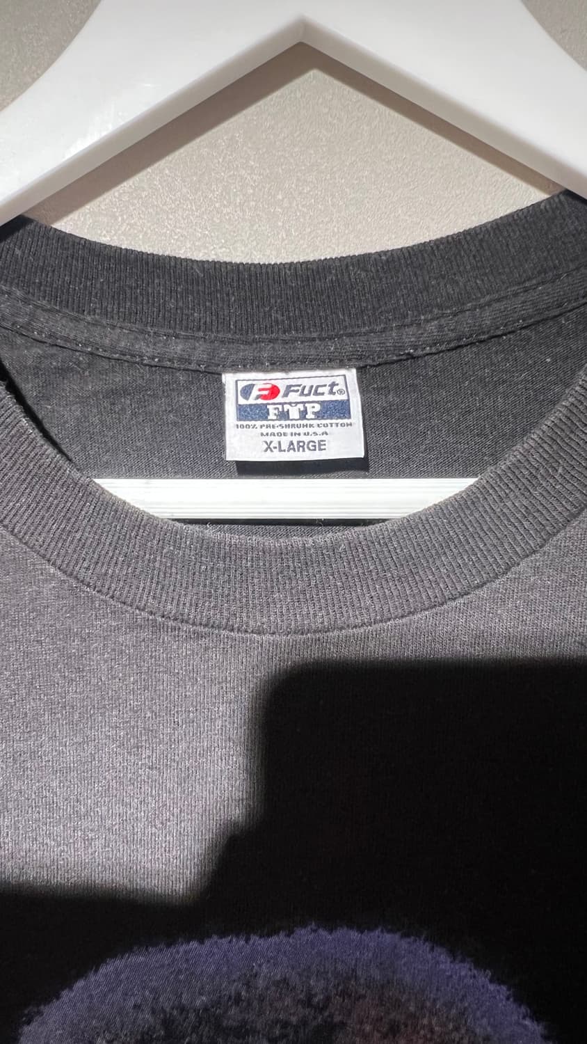 FUCT X FTP 협업 블랙 티셔츠 XL 상품이미지3