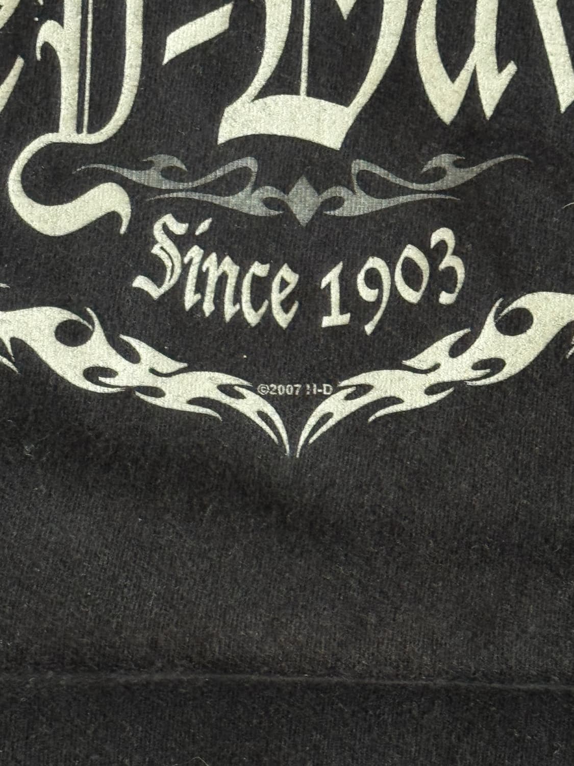 [XL] 90s-00s 빈티지 할리데이비슨 플레임 로고 티셔츠 상품이미지3