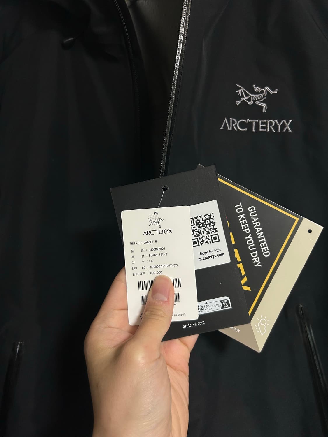 아크테릭스 베타LT자켓 블랙 L사이즈 상품이미지3