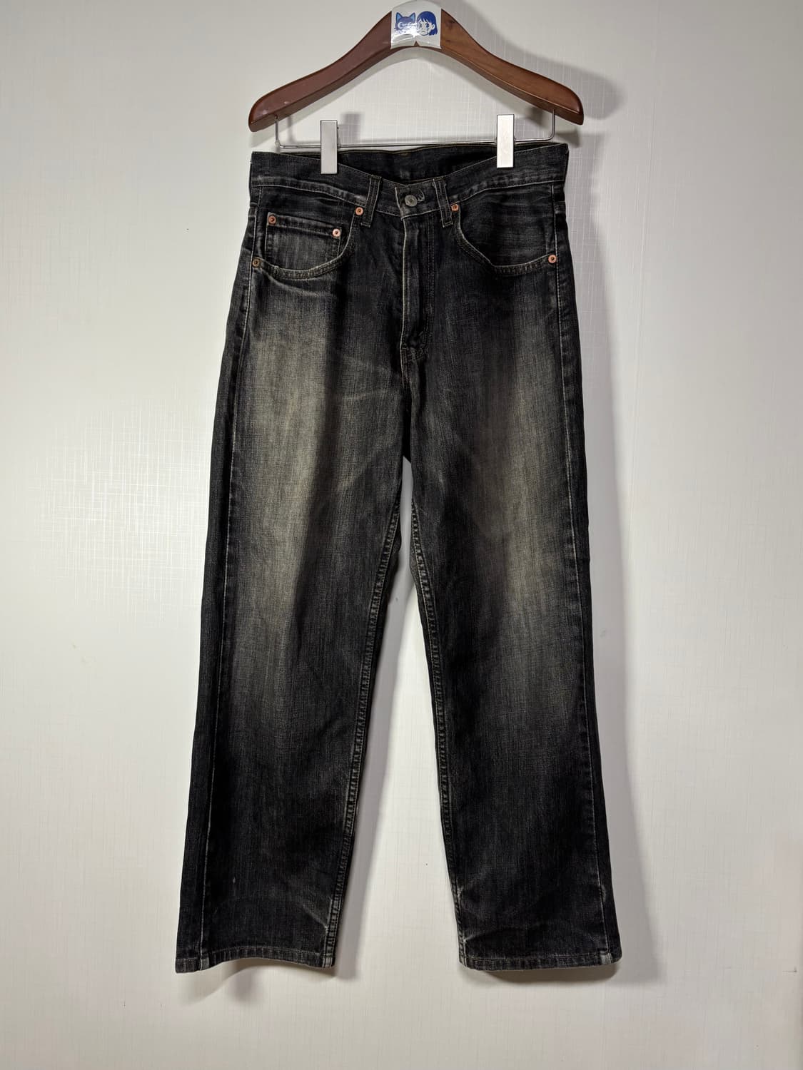 (29,30)90s 리바이스 569 흑청 데님팬츠 빈티지 상품이미지2