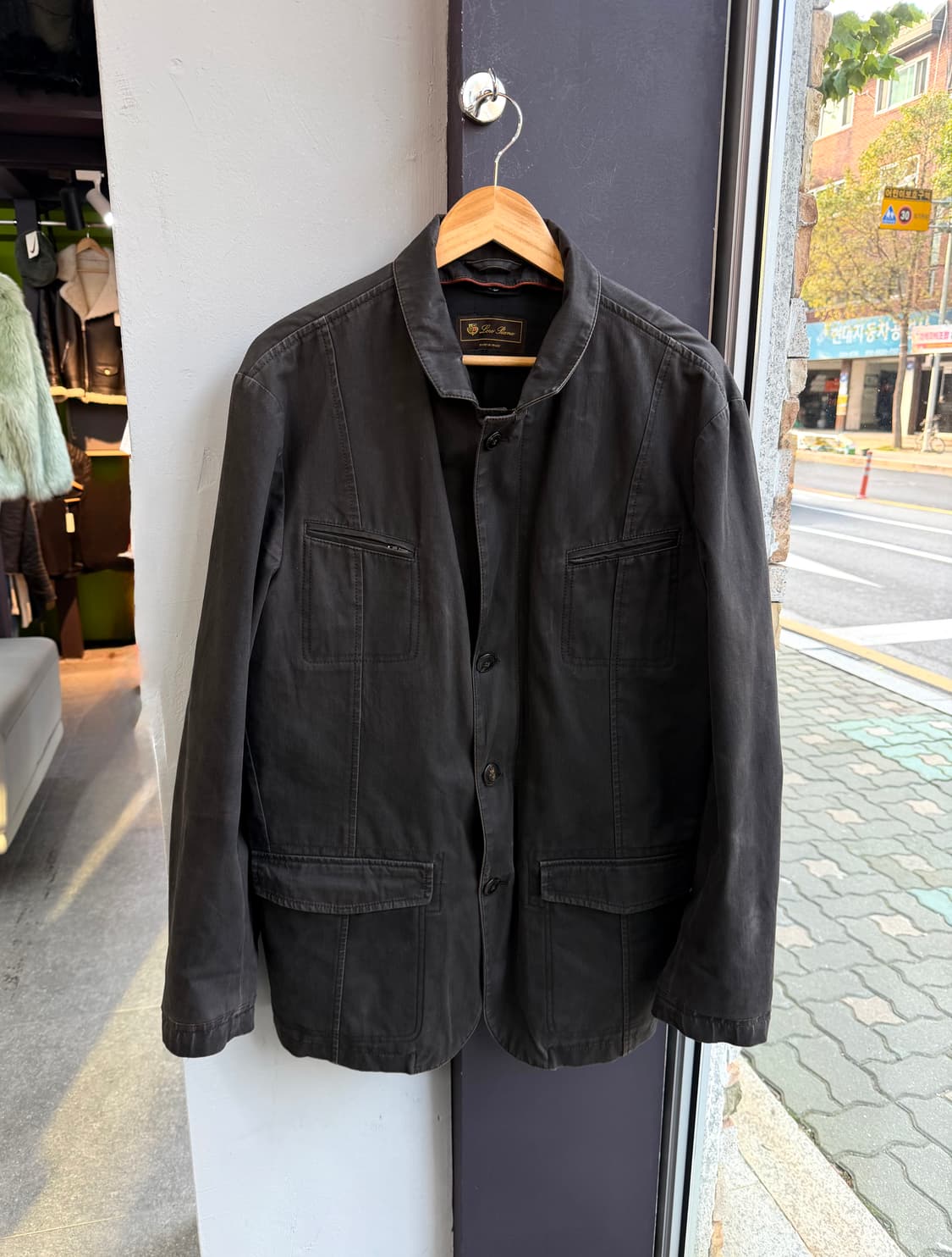 52/ 로로피아나 워싱 패디드 헌팅자켓 상품이미지2