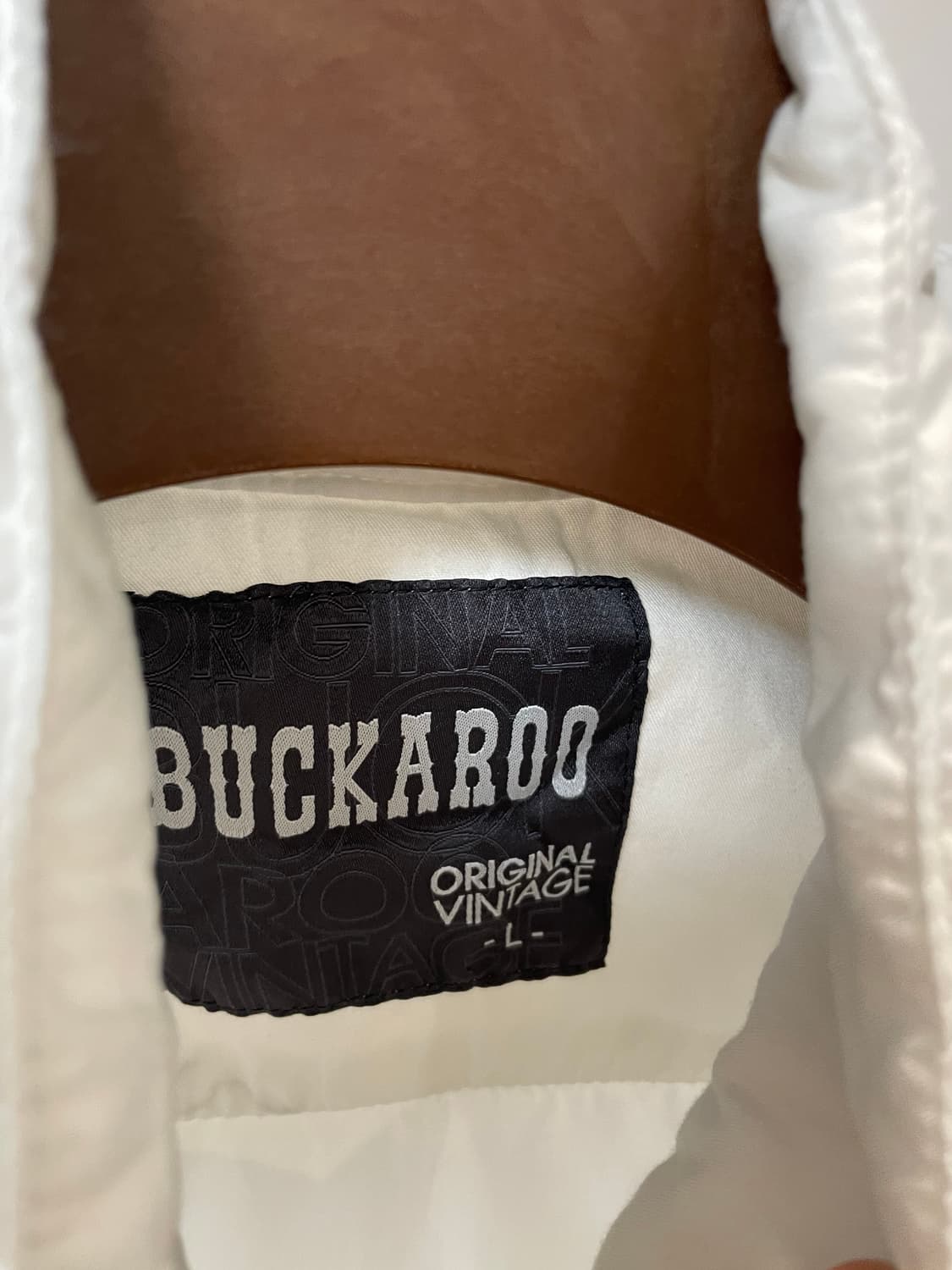 (L) Buckaroo 버커루 화이트 견장 포켓 락시크 자켓 상품이미지8