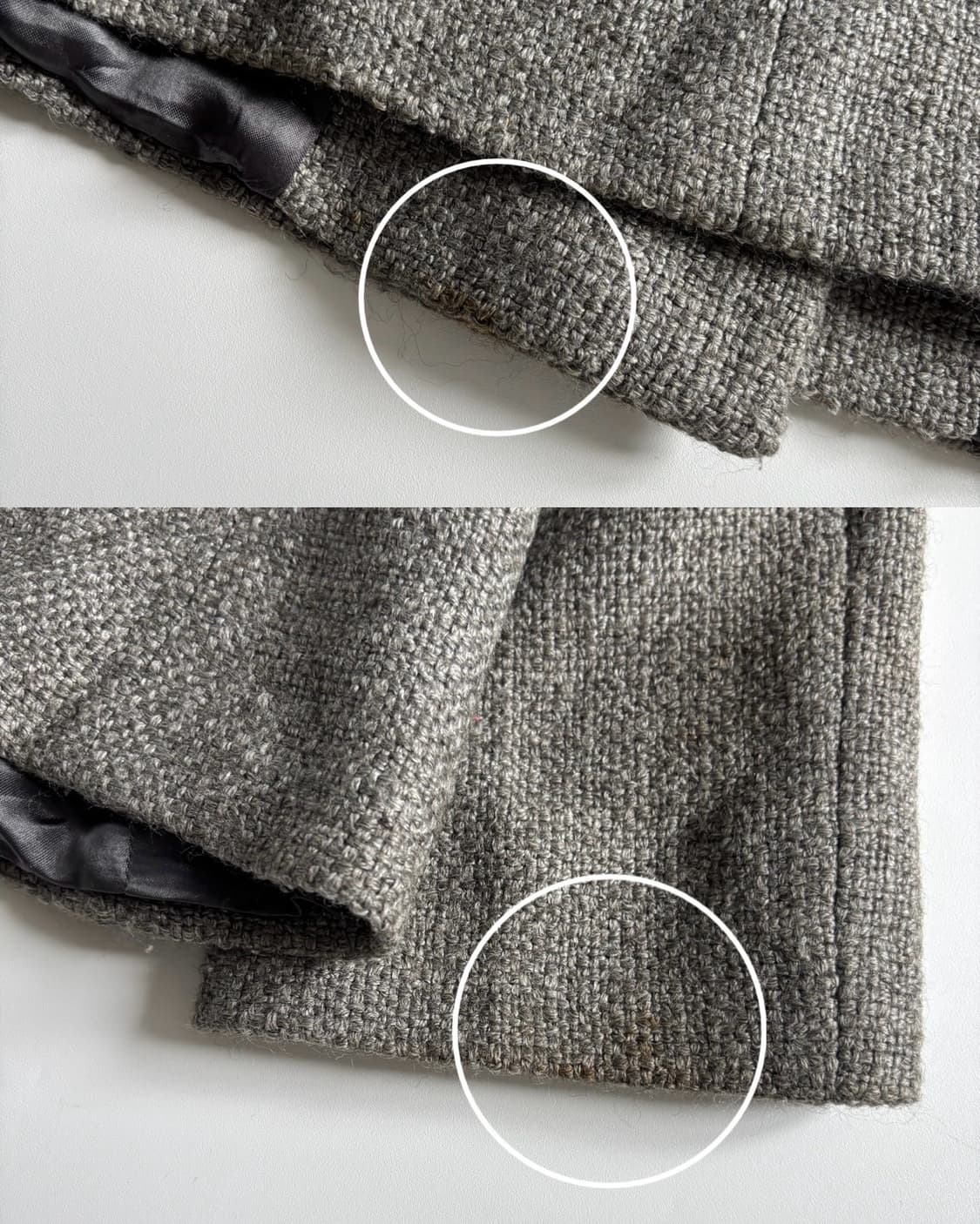 Maxmara by Marella 마렐라 차콜 울 카라 자켓 상품이미지10