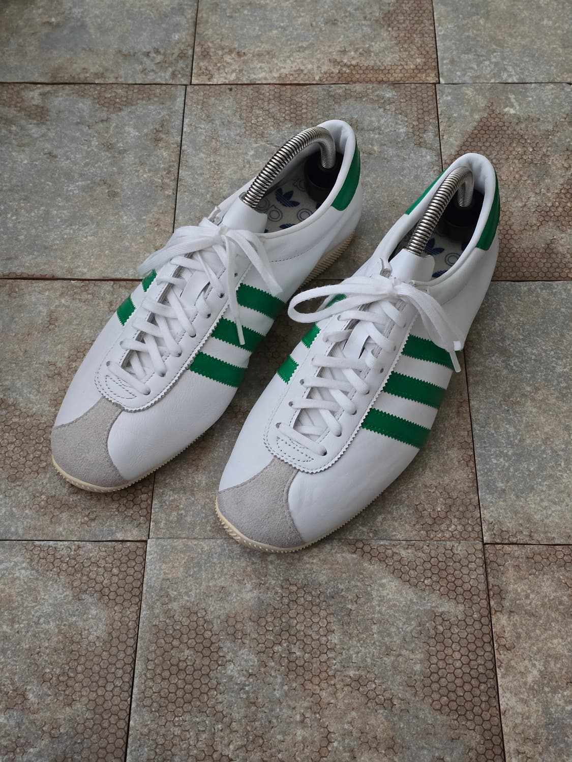 (270)아디다스 오버덥 화이트 그린 상품이미지1