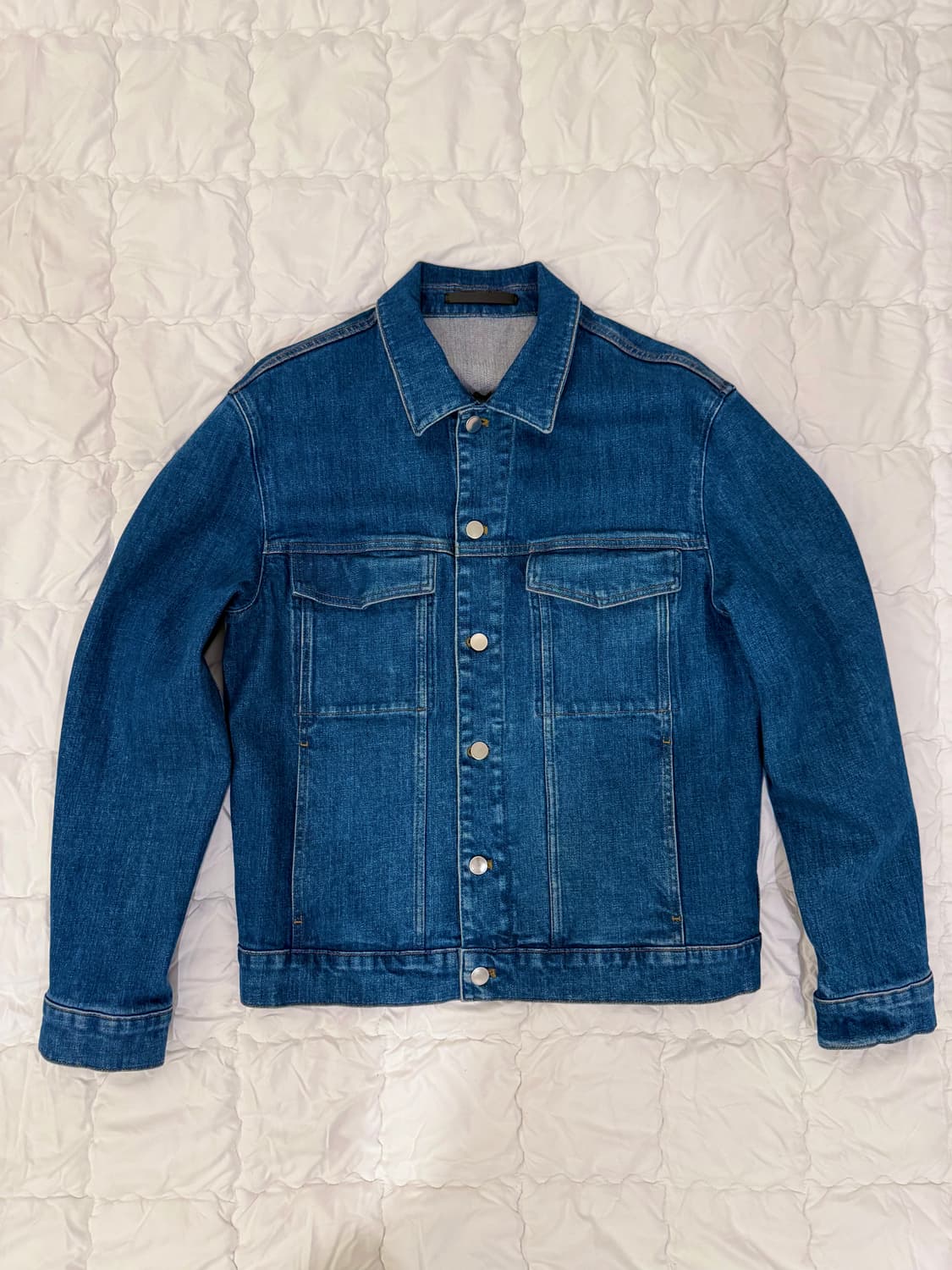 띠어리 데님 트러커 블루 상품이미지1