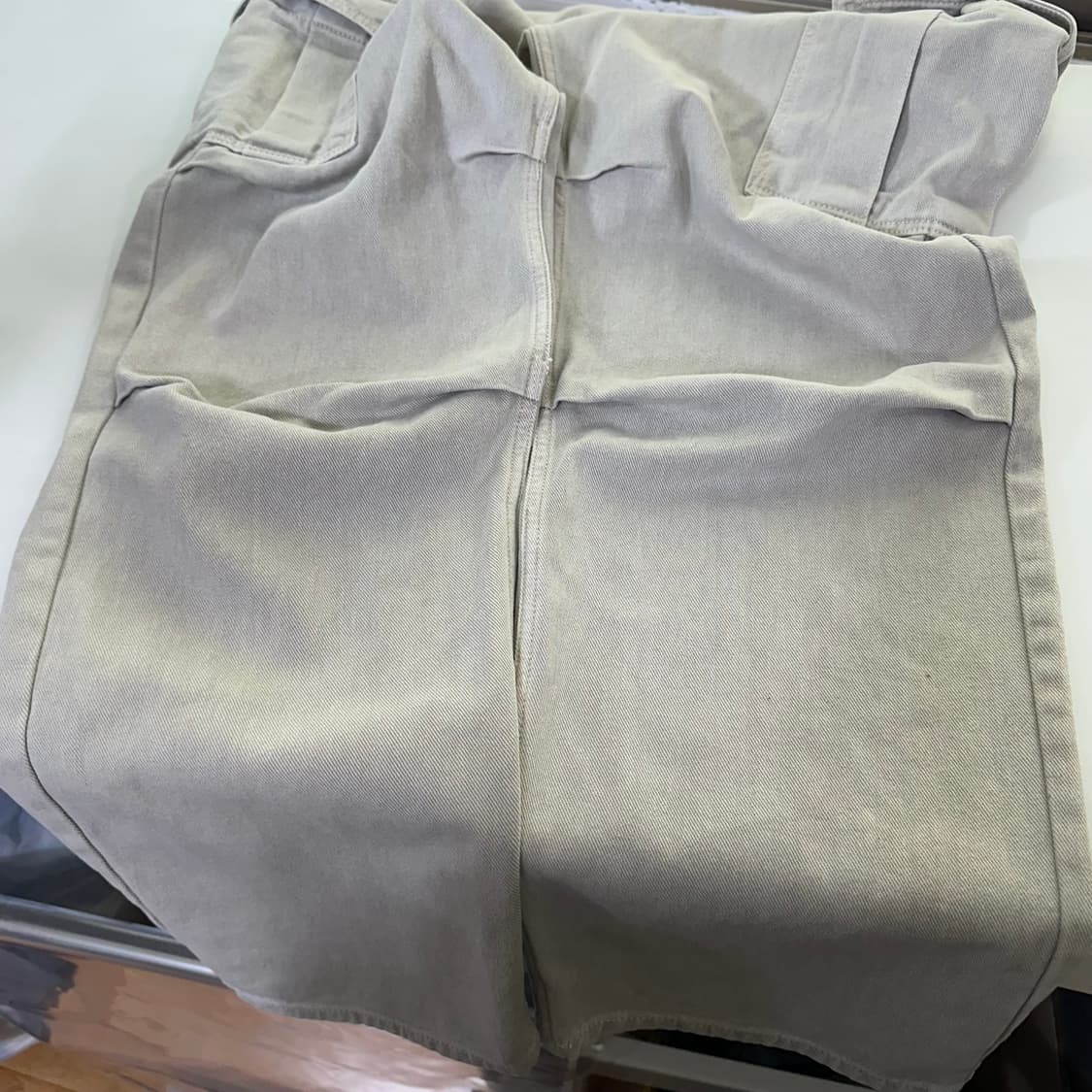 M WAYWARD 와이드핏 라이트베이지 카고 데님팬츠 상품이미지4