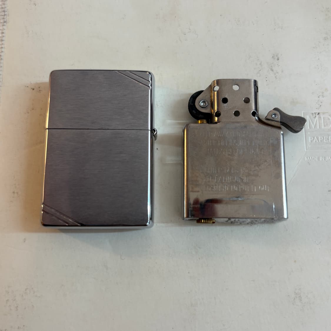 Normal edge line zippo lighter 상품이미지3