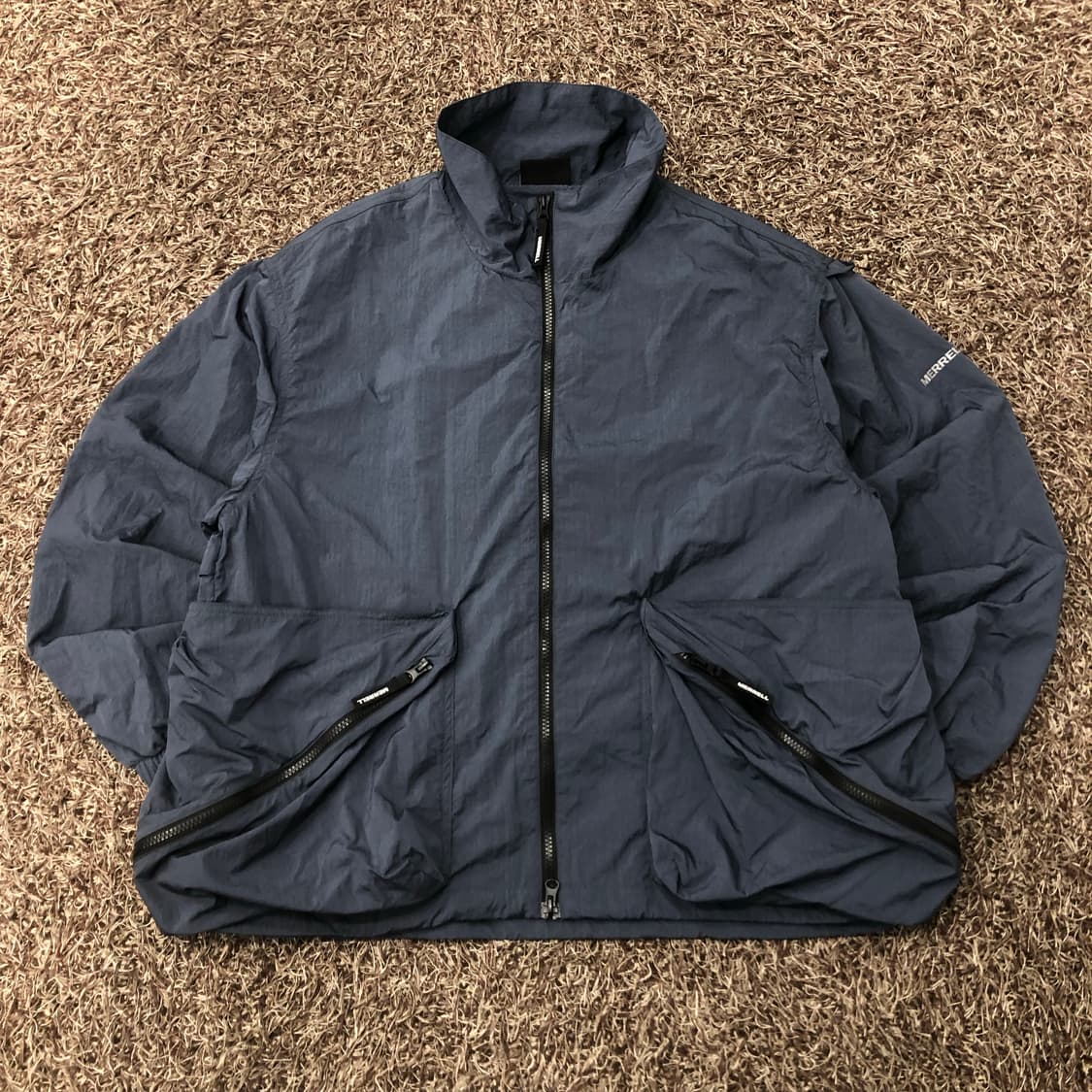 머렐 유틸리티 오버핏 나일론 투웨이 바람막이 자켓 상품이미지3