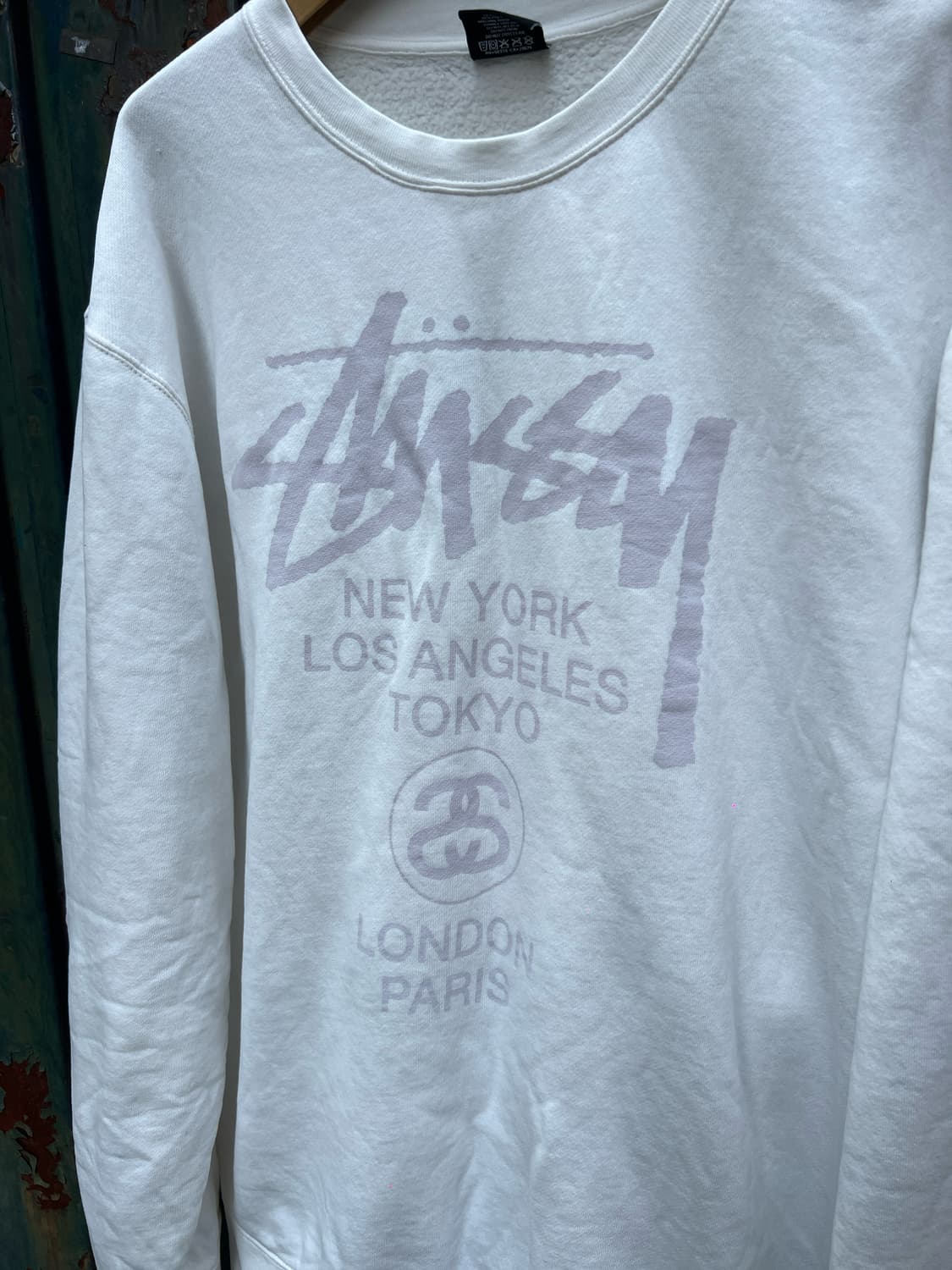 스투시 월드 투어 맨투맨 (정품) 상품이미지2