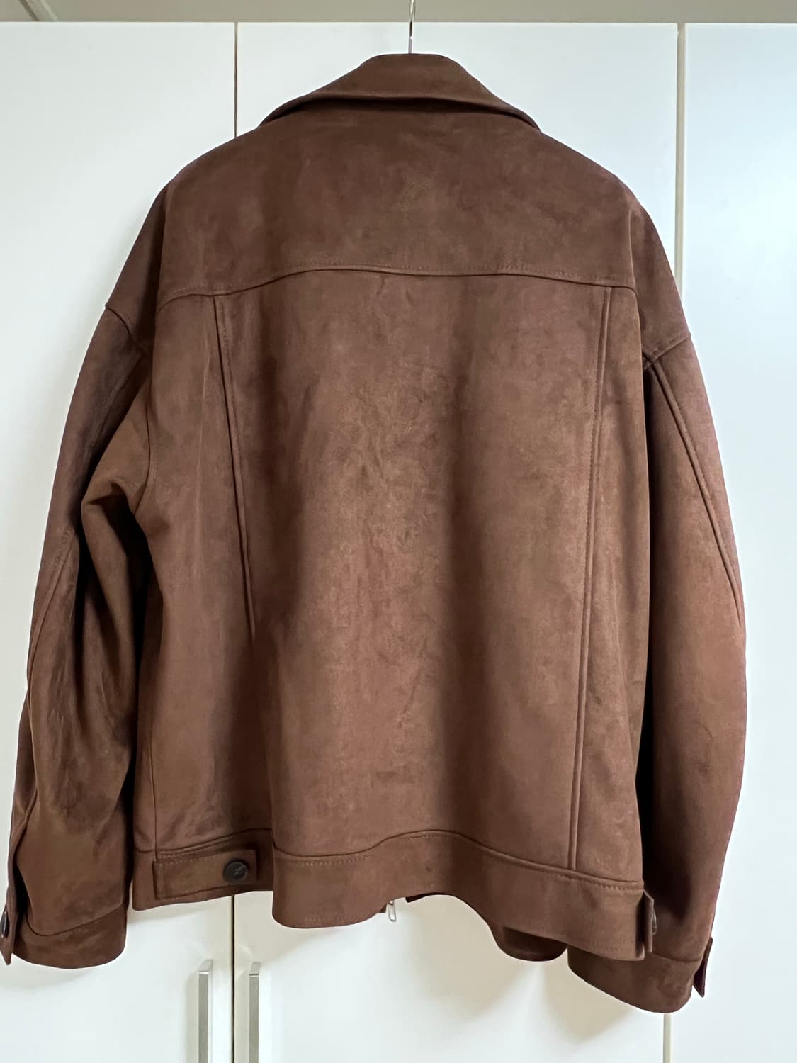 도프제이슨 오버핏 풀업 스웨이드 싱글 자켓 MOCHA 상품이미지6