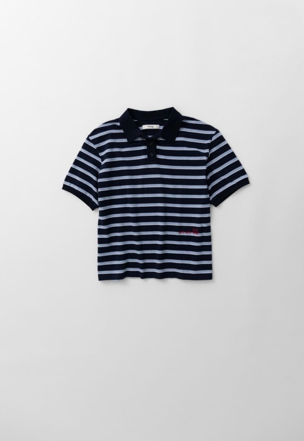 헤이그 a relaxed pique t-sh (navy stripe) 상품이미지2