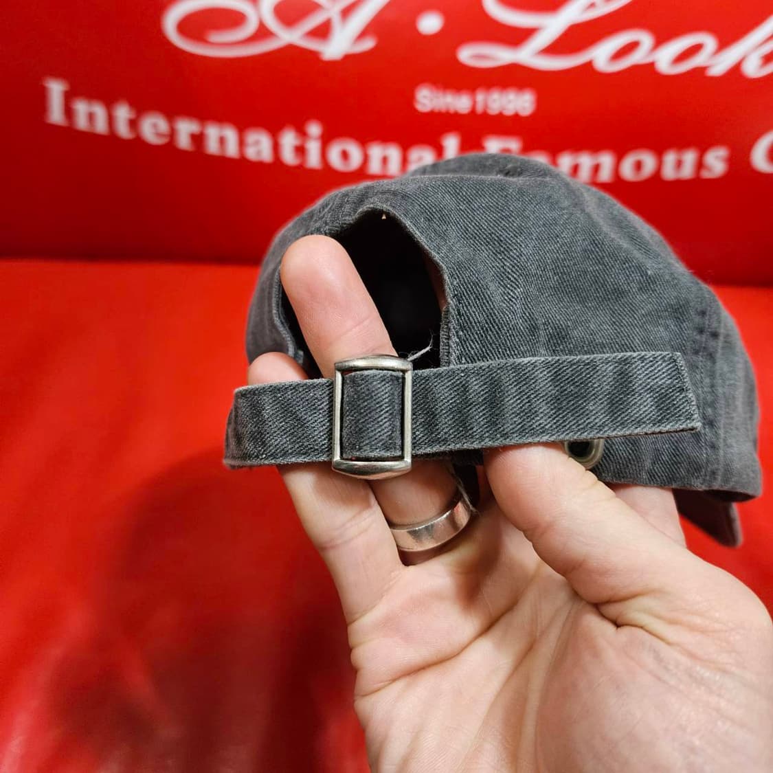 스투시(STUSSY) 워시드 볼캡 Free 상품이미지3