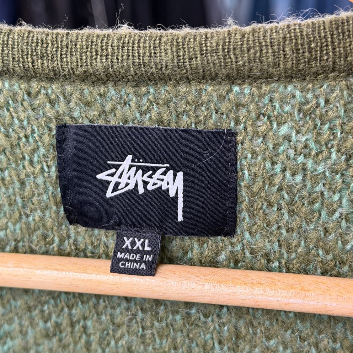 [2XL] Stussy 스투시 모헤어 마스크 가디건 상품이미지6