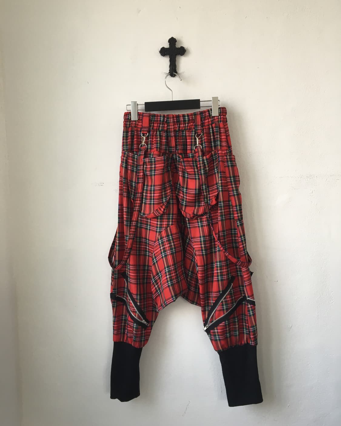 Check pattern sarouelpants 상품이미지3