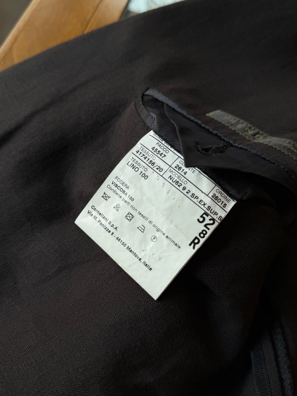 꼬르넬리아니 리넨 테일러드 자켓 105 상품이미지10