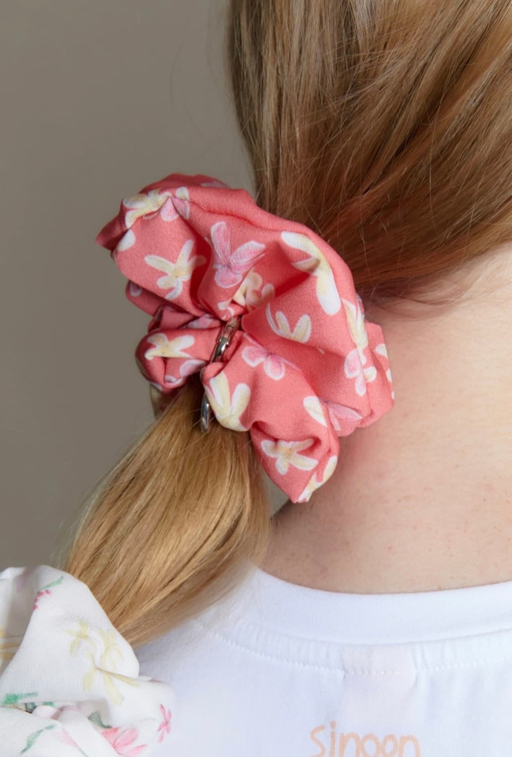 시눈 패턴 스크런치 + 오간자 파우치 상품이미지6