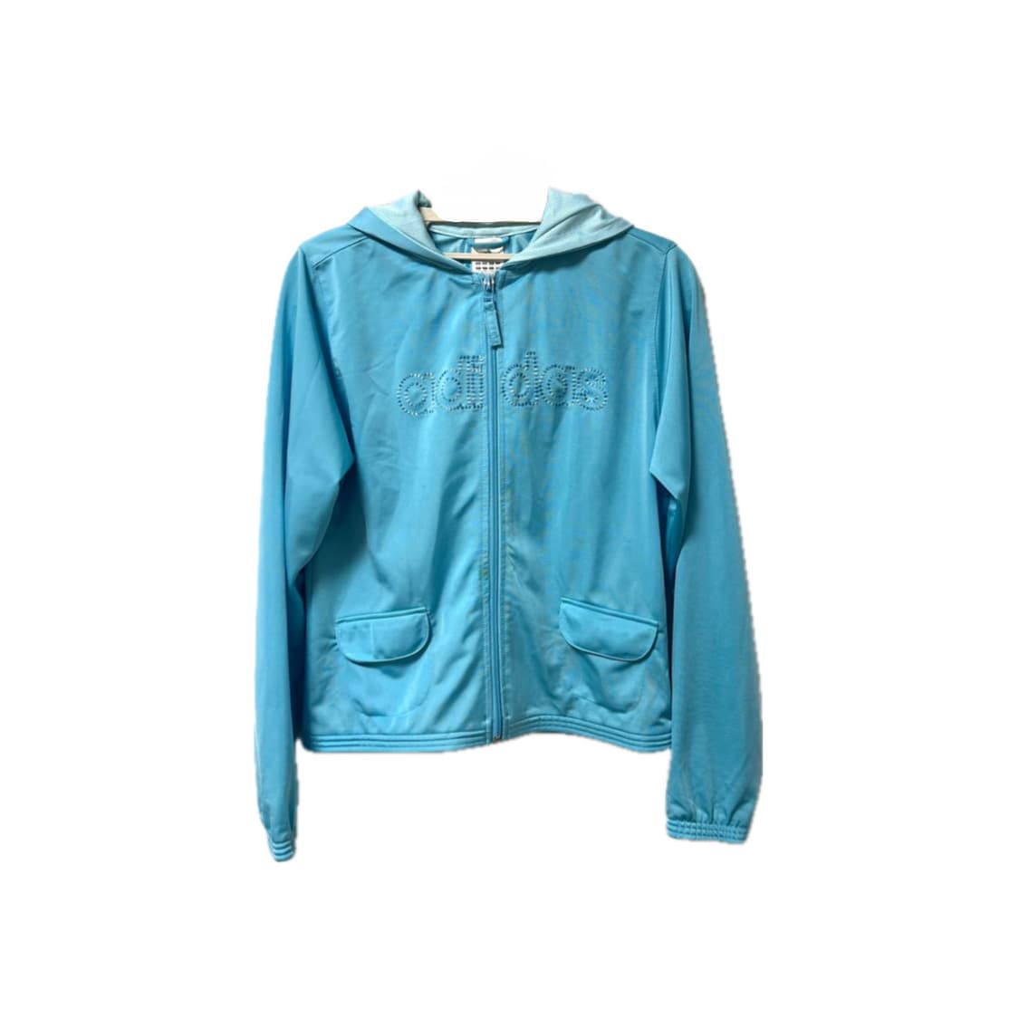 Y2k 솜빈티지 아디다스 민트 소라 후드집업 stc 상품이미지1