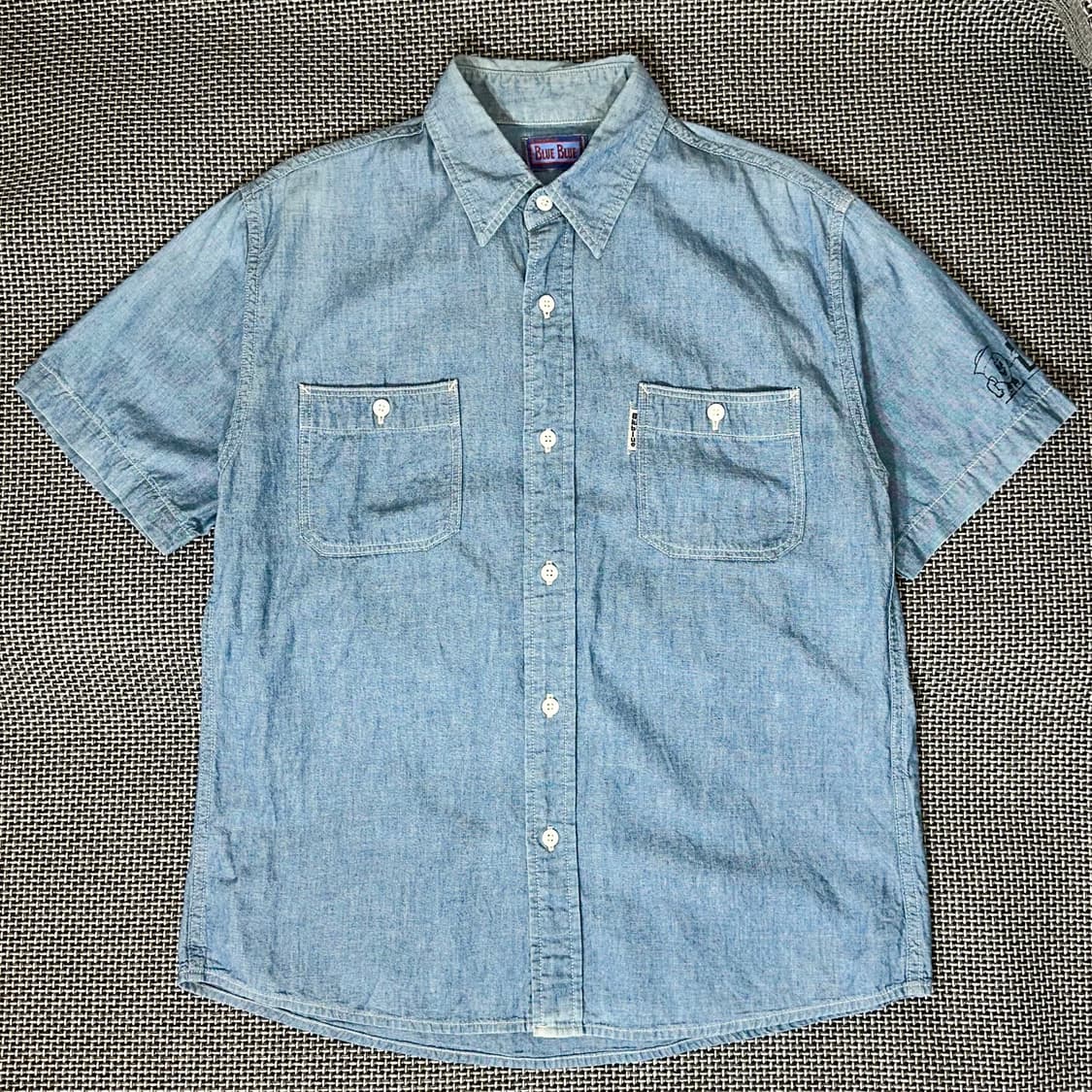 BLUEBLUE 하프셔츠(L) 상품이미지1