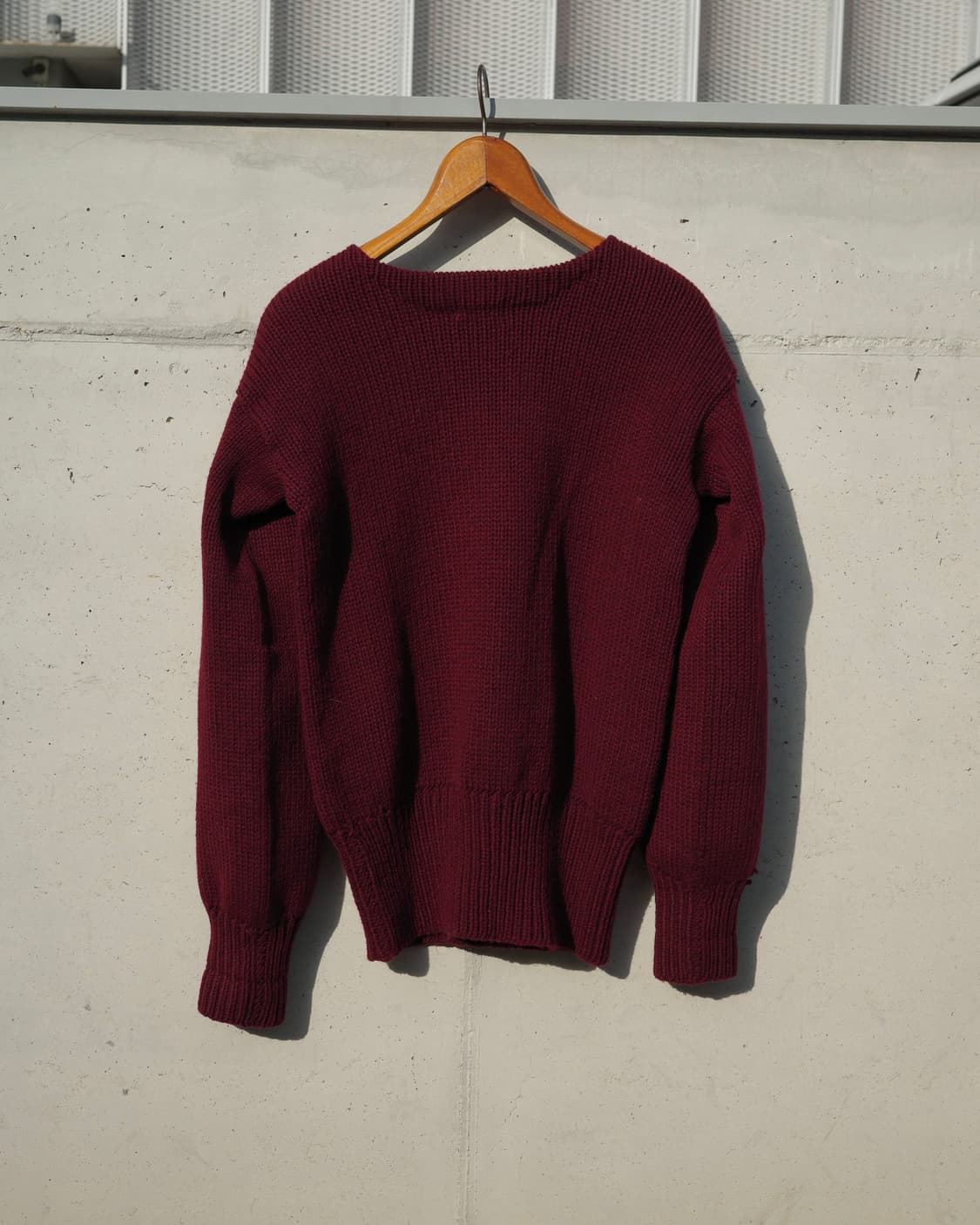 50s Levine bors 와이드 립 와인 스웨터 상품이미지5