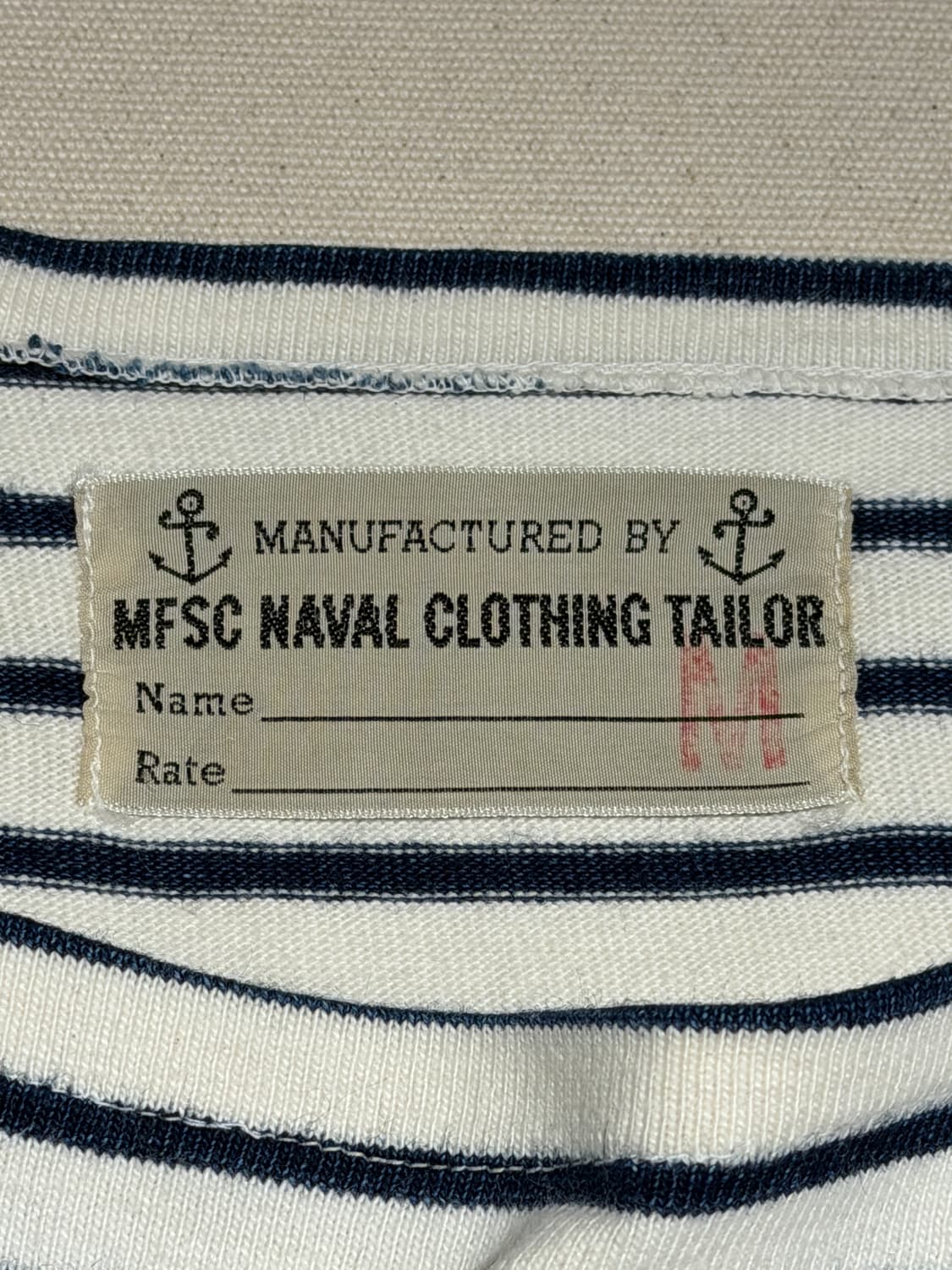 Naval Clothing Tailor Striped Knit Shirt 상품이미지4