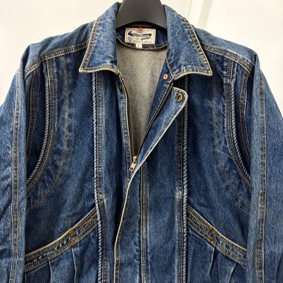 Pedoni 90s 데님 봄버 자켓 상품이미지6